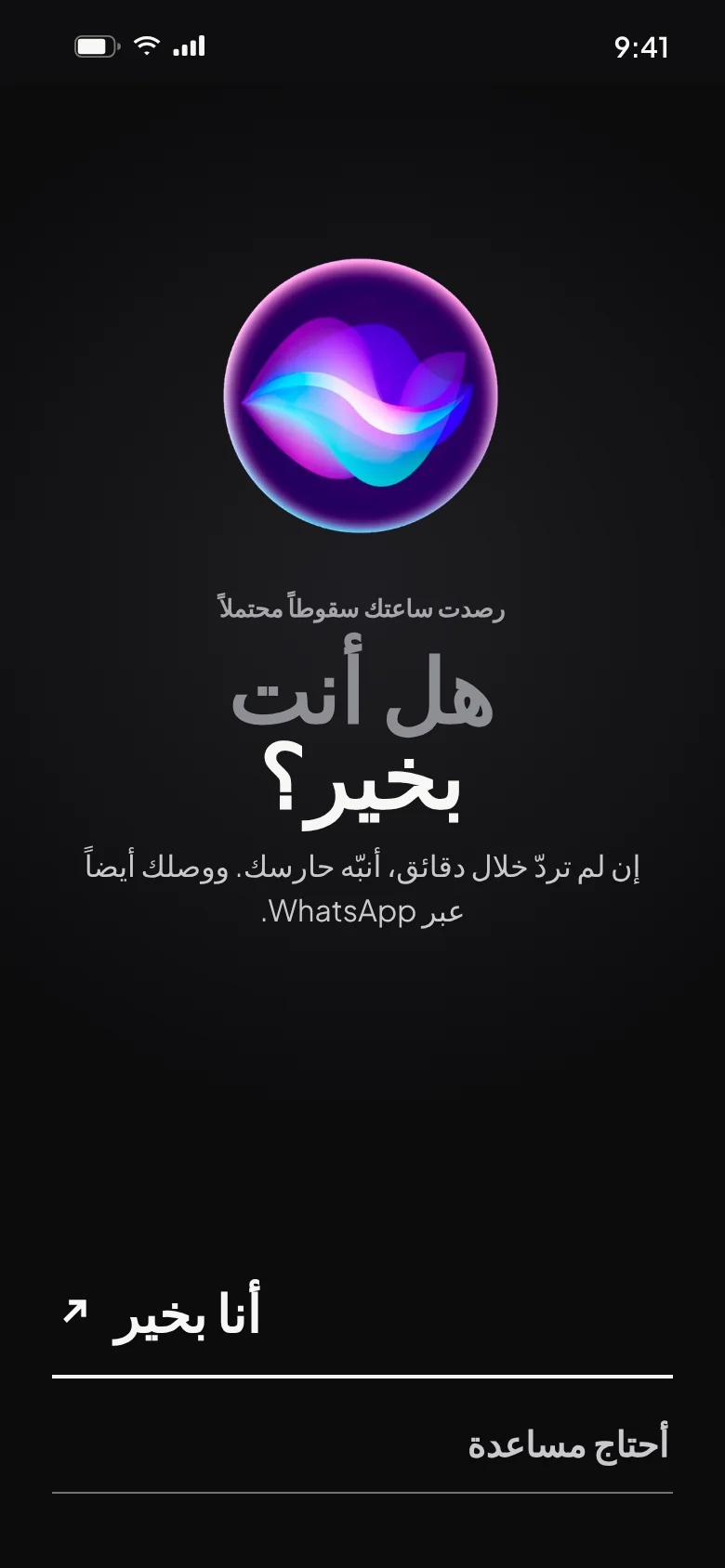 «هل أنت بخير؟»: رصدت الساعة سقوطاً محتملاً
