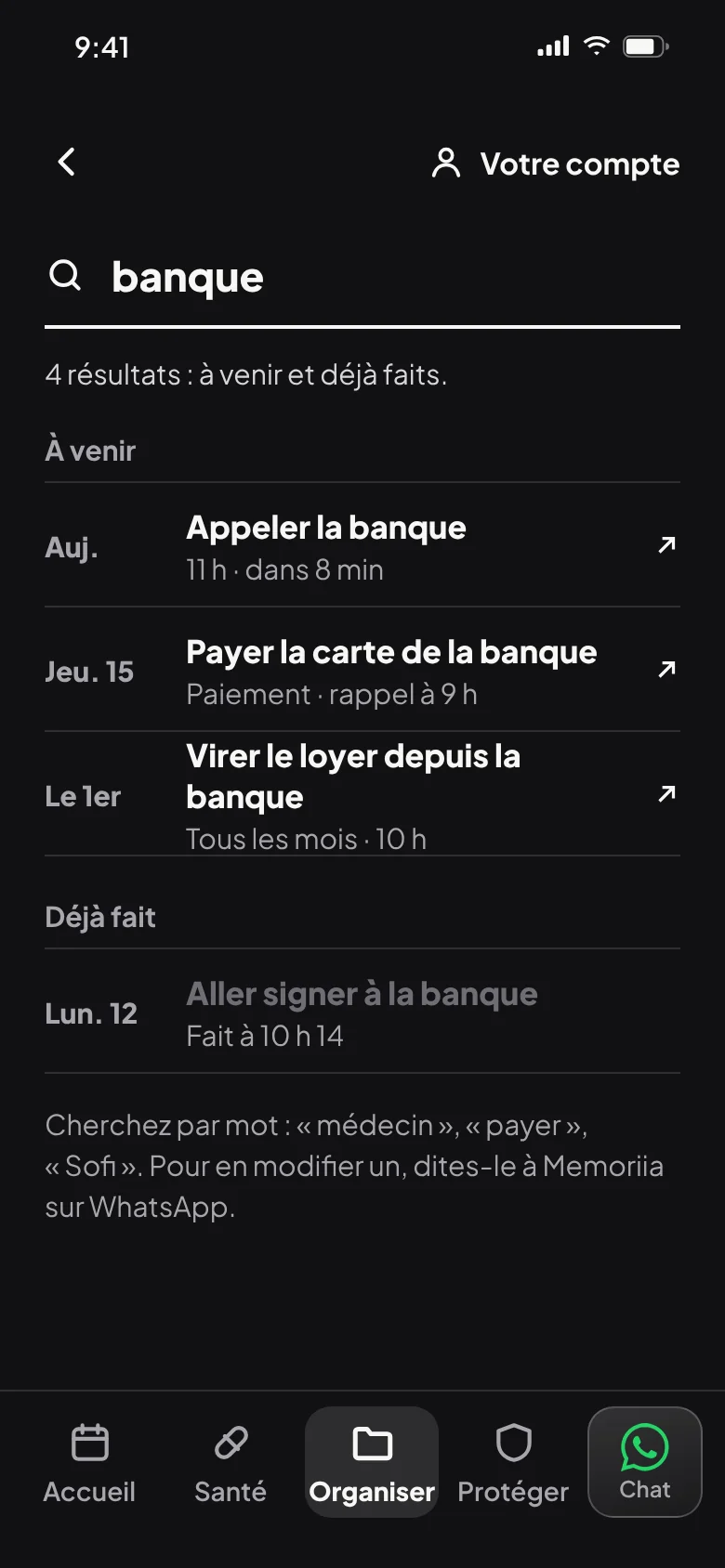 Rechercher « banque » : ce qui arrive et ce que vous avez déjà fait