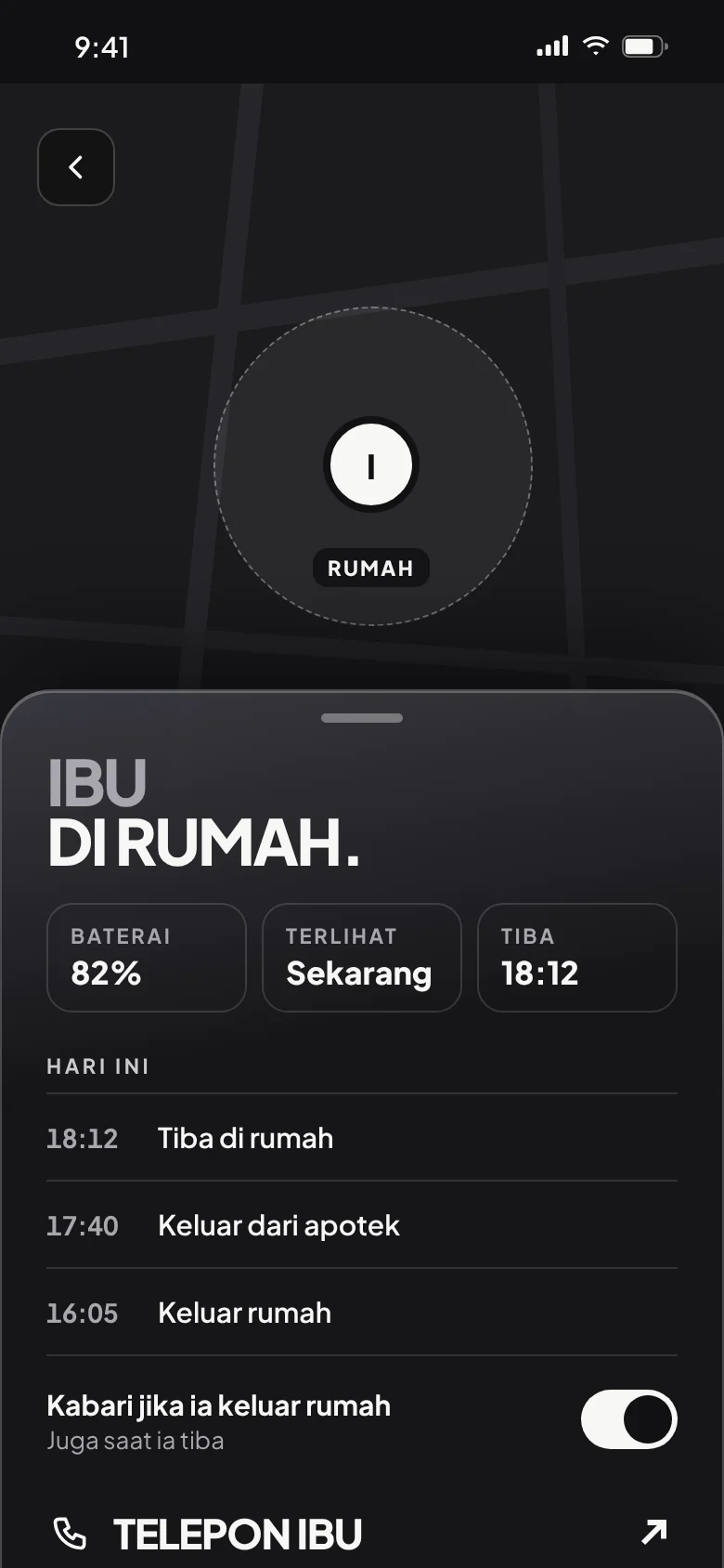 «Ibu di rumah»: baterai, terakhir terlihat, dan jam tibanya