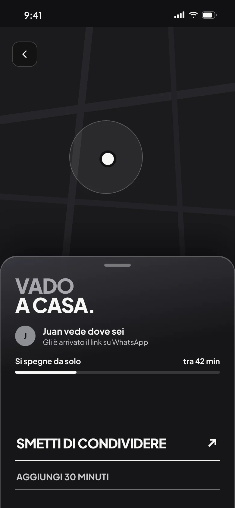 «Vado a casa»: Juan vede dove sei finché non arrivi